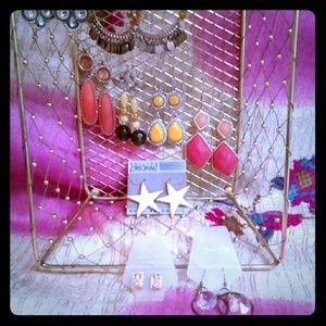 12 pairs of fun and fancy earrings